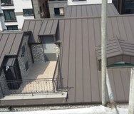 동탄현장 징크지붕시공 